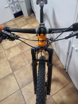 Bicicleta Lector 7 Carbon Naranja