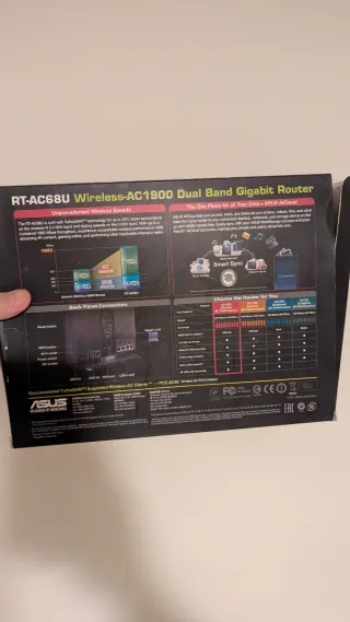 Router ASUS RT-AC68U AC1900 Dual Band Gigabit