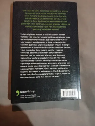 Libro La Conspiración Reptiliana J.L. Camacho