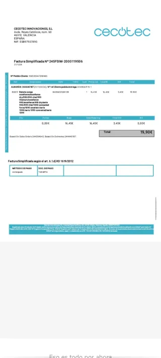 Cecotec Conga 1090 Connected Robot Aspirador