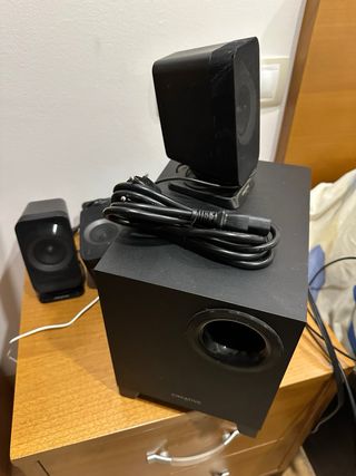 Altavoces Creative 2.1 Negros