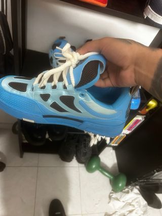 Louis Vuitton Scarpe da Ginnastica Azzurre Tg 43