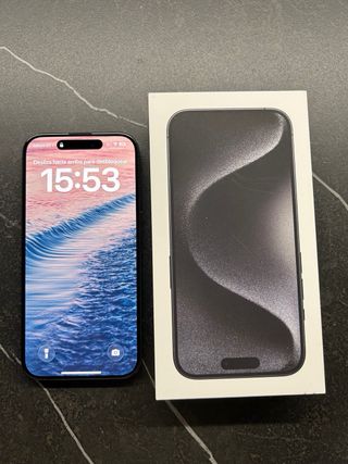iPhone 15 Pro 128GB como nuevo - Batería 100%