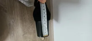 Zapatos tacón medio negros sin marca