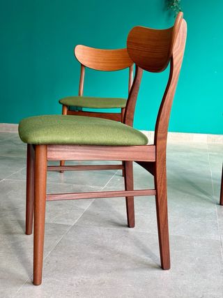 Conjunto 4 Sillas Danesas Teca