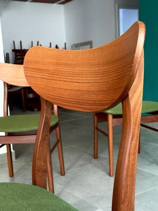 Conjunto 4 Sillas Danesas Teca