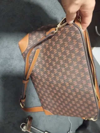 Bolso Misako Marrón y Beige