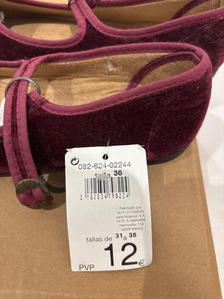 Manoletinas DMB Shoes Talla 365