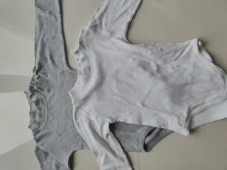 Coppia body lupetto 3 anni