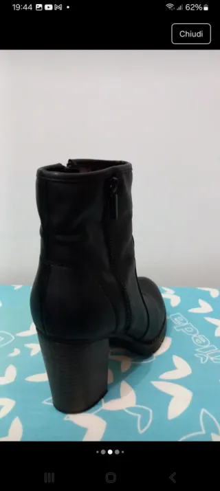 Stivaletti Graceland tacco nero