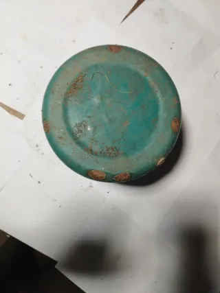 Lechera decorativa vintage verde