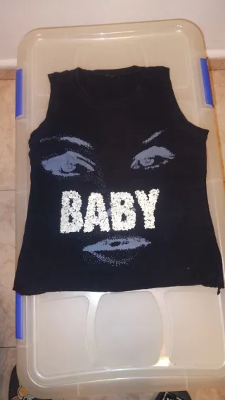 Camiseta sin mangas tipo top BABY