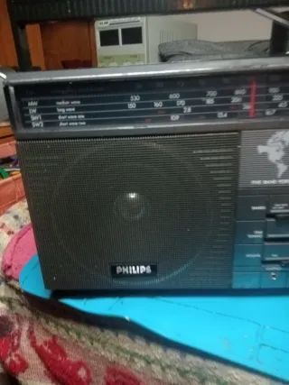 Radio Philips D2615 Multibandas 1985 5 bandas