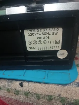 Radio Philips D2615 Multibandas 1985 5 bandas