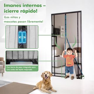 Sekey 130x230cm Cortina Mosquitera Magnética para