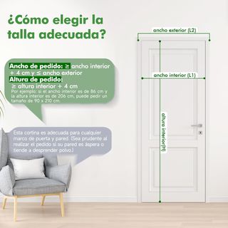 Sekey 130x230cm Cortina Mosquitera Magnética para