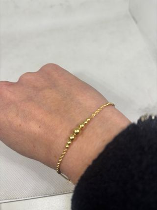Bracciale in oro con sfere
