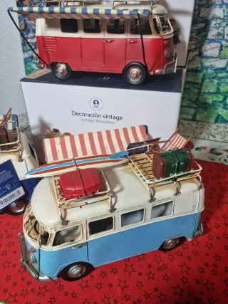 Figuras Decorativas Vintage Furgonetas
