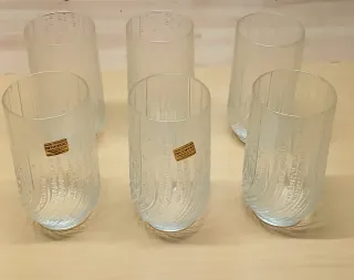 Set di sei bicchieri nuovi Arcoroc