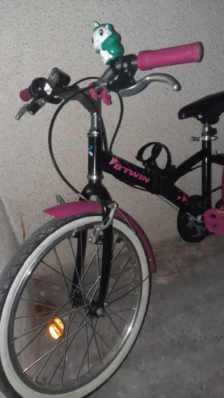 Bicicleta niña Btwin rosa