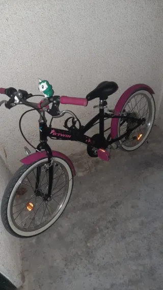 Bicicleta niña Btwin rosa