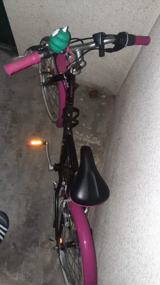 Bicicleta niña Btwin rosa