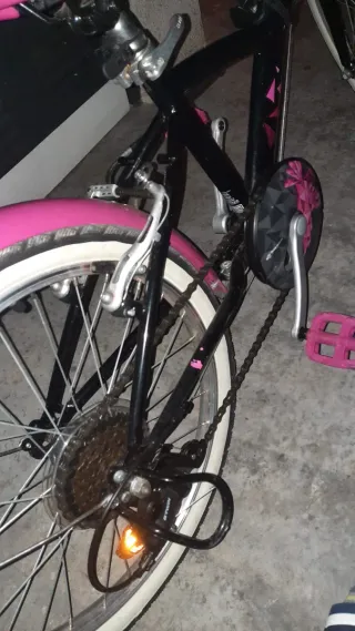 Bicicleta niña Btwin rosa