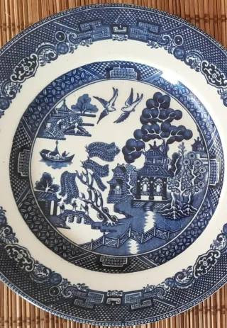 Platos postre Blue Willow Johnson Brothers