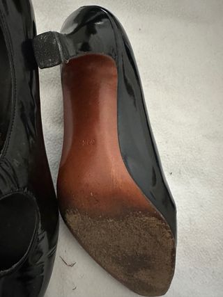 Décolleté vernice nere Roberto Spinelli