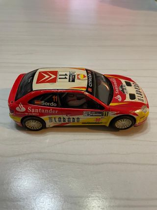 Coche Scalextric Citroën Xsara WRC Sordo