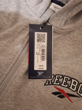 Conjunto Chándal Reebok State Full Zip Gris NUEVO