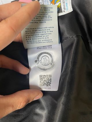 Giubbotto Moncler Nero