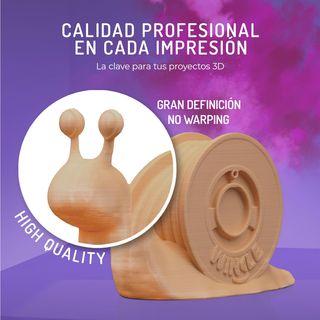 WINKLE FEED YOUR PRINTER Filamento 3D PLA HD Beige