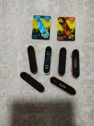 Rampa y 6 Patinetes Miniatura