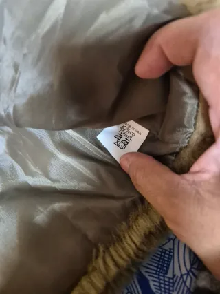 Abrigo de pelo mujer talla única