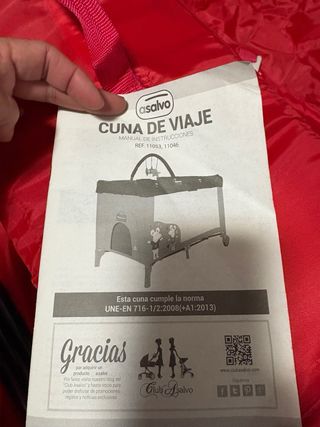 Cuna de viaje Asalvo Baby