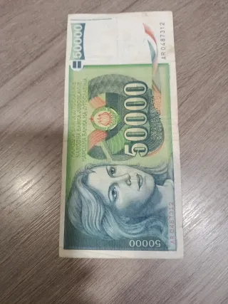 Billete 50000 Dinara Jugoslavia