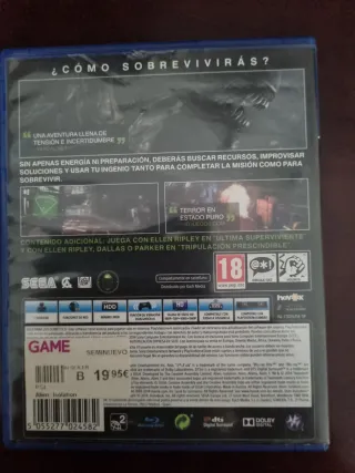 Alien Isolation PS4 Edición Ripley