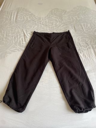 Pantalones Capri Parachute Reebok Talla S Negros