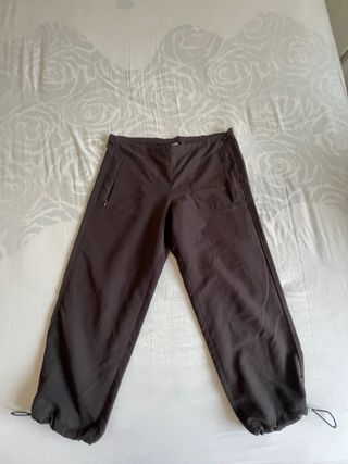 Pantalones Capri Parachute Reebok Talla S Negros