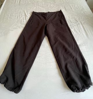 Pantalones Capri Parachute Reebok Talla S Negros