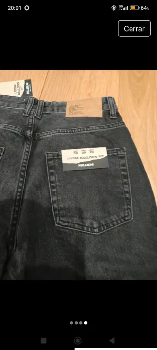 Pantalón Pull&Bear Negro