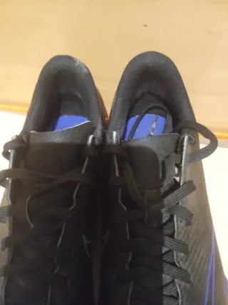 Botas Fútbol Nike Negro Azul Talla 34