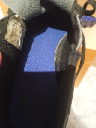 Botas Fútbol Nike Negro Azul Talla 34