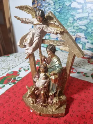 Figura Portal de Belén Resina