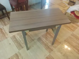 Mesa de trabajo madera y metal