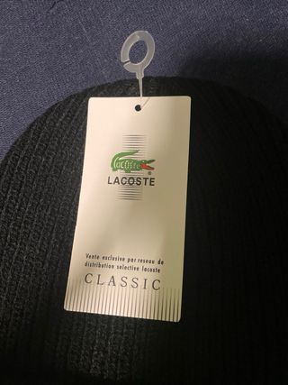 Berretto Lacoste Nero