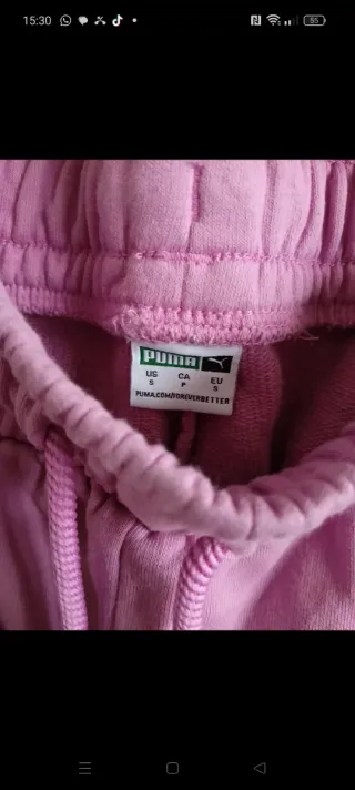 Pantaloni tuta Puma rosa