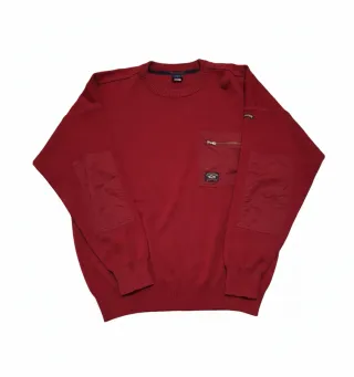 Paul & Shark Pullover Lana Rosso Taglia L