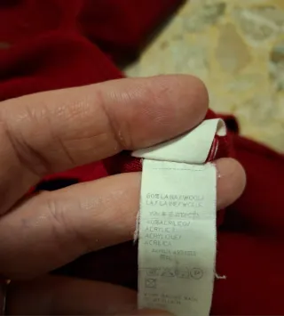 Paul & Shark Pullover Lana Rosso Taglia L